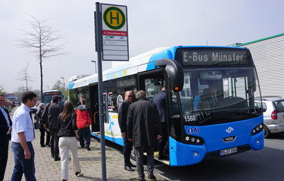 Elektrobus in Münster