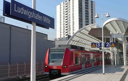 S-Bahn in Ludwigshafen Mitte