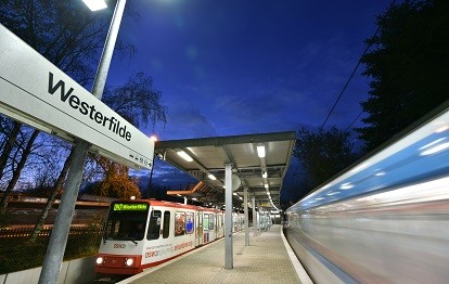Stadtbahnen in Dortmund-Westerfilde