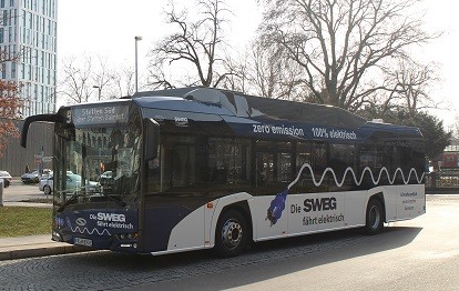 Solaris Urbino 12 electric in Lörrach