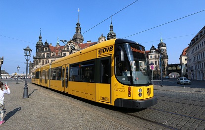 Straßenbahn in Dresden