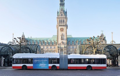 Batteriebus in Hamburg