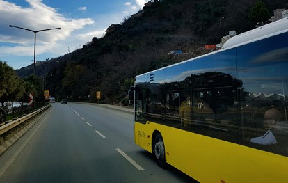Bus unterwegs