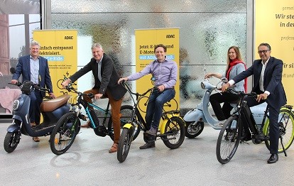 Rydies und ADAC E-Bikes und E-Motorroller