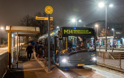 Bus in Frankfurt