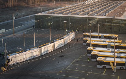 Straßenbahn und Busse in Leipzig