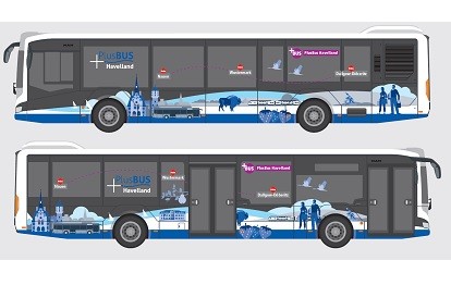 Busgestaltung PlusBus im Landkreis Havelland