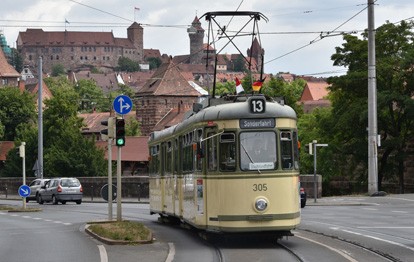 Oldtimerlinie 13 in Nürnberg