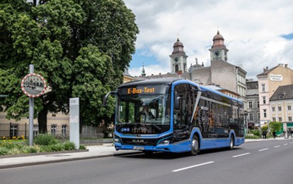 MAN-Fahrzeugtest in Linz