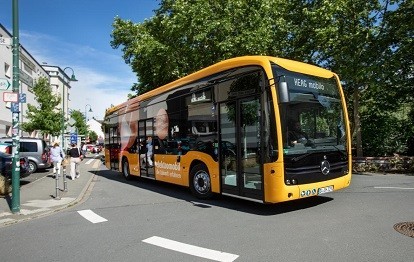 24 neue Elektrobusse vom Typ eCitaro sorgen in Darmstadt und im Landkreis zukünftig für besseres Klima.