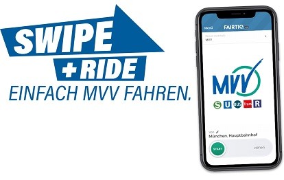 Immer das richtige Ticket in Bus und Bahn: Jetzt den elektronischen Tarif „SWIPE + RIDE“ im MVV testen und Pilotkunde werden