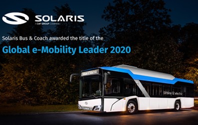 Emissionsarme und -freie Busse machten letztes Jahr 40% aller verkauften Solaris-Fahrzeuge aus.