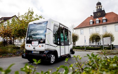 Seit dem 13. September drehte Shuttlebus „Hubi“ seine Runden auf rund zwei Kilometern zwischen mehreren zentralen Anlaufpunkten in Bad Essen.