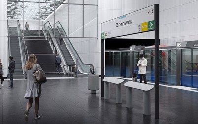 Winterhude erhält einen neuen zentralen U-Bahn-Knotenpunkt. Mit einer U5-Haltestelle am Borgweg werden die Wohngebiete südlich des Stadtparks künftig noch besser an das Hamburger U-Bahn-Netz angebunden.