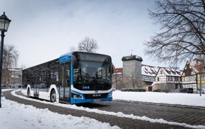 Quedlinburg bildete die perfekte Kulisse für eine Rundfahrt mit dem neuen MAN Lion´s City. Anlass war die Übergabe von insgesamt neun der MAN-Busse an die Harzer Verkehrsbetriebe (HVB).