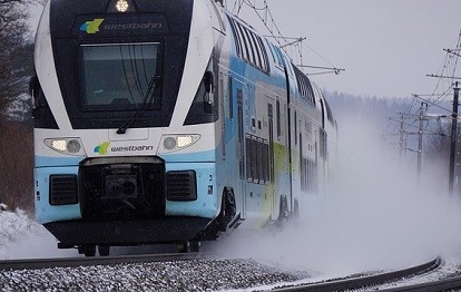 Zug der WESTbahn.