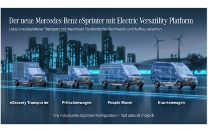 Unternehmensleitung und Arbeitnehmervertreter haben sich nun geeinigt, dass die nächste Generation des eSprinter in insgesamt drei Mercedes-Benz Vans Werken gebaut werden wird.