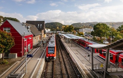 Oberbergische Bahn, Bahnhof Overath (Bild: NVR / Smilla Dankert)