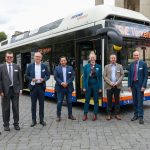 Erster H2.City Gold-Brennstoffzellenbus in Wiesbaden angekommen