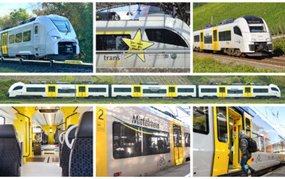 Am 29.9.2021 unterzeichneten die Trans Regio Deutsche Regionalbahn GmbH (Trans Regio), ein Tochterunternehmen der Transdev Gruppe, und Alpha Trains, Vermieter von Zügen und Lokomotiven, einen langfristigen Leasingvertrag für 23 elektrische Triebzüge. Die Fahrzeuge sind aktuell und auch künftig beim alten und neuen Betreiber Trans Regio auf der MittelrheinBahn im Einsatz.