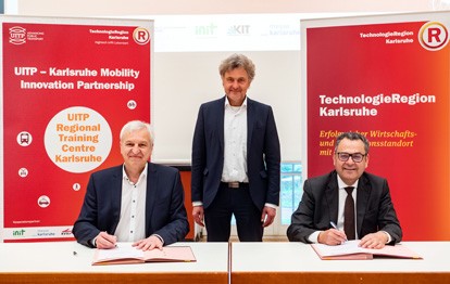 UITP und führende Mobilitätsakteure der TechnologieRegion Karlsruhe (TRK) haben die Partnerschaft „UITP-Karlsruhe Mobility Innovation Partnership“ frühzeitigt für weitere zwei Jahre verlängert.