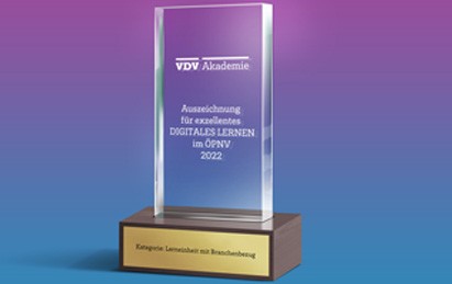 Zum ersten Mal wird die „Auszeichnung für exzellentes Digitales Lernen im ÖPNV“ durch die VDV-Akademie und das Projekt eLearningÖV für die Verkehrsbranche vergeben.