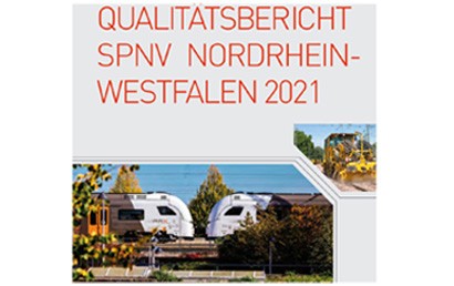 Im Auftrag des Verkehrsministeriums NRW erstellte das Kompetenzcenter Integraler Taktfahrplan NRW den NRW-Qualitätsbericht für den Schienenpersonennahverkehr (SPNV). Transparent, sachlich und umfassend wird auf insgesamt 52 Seiten die Betriebs- und Infrastrukturqualität im Berichtsjahr 2021 in Nordrhein-Westfalen untersucht.