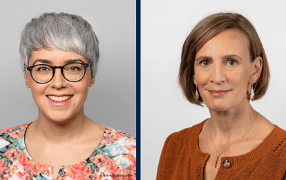 Neue Vorstandsmitglieder für die Allianz pro Schiene: Prof. Dr. Sophia Becker (links im Bild) und Prof. Dr. Birgit Milius (rechts im Bild) von der TU Berlin (Bild: Allianz pro Schiene)