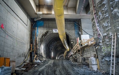 Fortschritt Tunnelarbeiten U2xS Matzleinsdorfer Platz (Bild: Wiener Linien / Tobias Holzer)