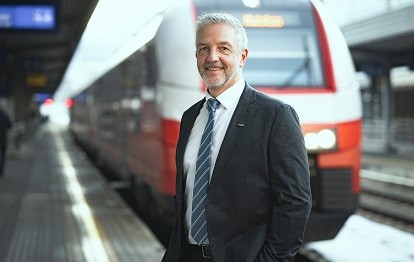 Werner Dilitz übernimmt per 1. Jänner 2023 das Regionalmanagement beim ÖBB-Personenverkehr Tirol (Bild: ÖBB / Gerhard Berger)