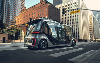 ZF präsentiert auf der Consumer Electronics Show (CES) in Las Vegas/ Nevada, USA, der Weltöffentlichkeit die nächste Generation seines Shuttles für autonomes Fahren im urbanen Umfeld und Mischverkehr.