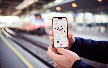 Die ÖBB Ticket App mit der Funktion "SimplyGo!" (Bild: ÖBB / Marek Knopp)