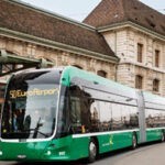 Doppelgelenkbus-Test in Wiesbaden