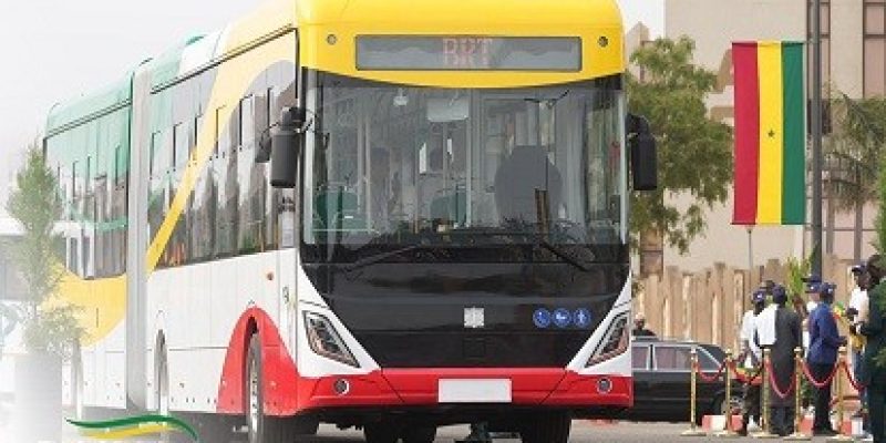 Busse des BRT-Projektes in Senegals Hauptstadt Dakar werden elektrisch angetrieben (Bild: DAKAR MOBILITÉ)