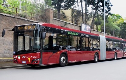 Solaris Urbino 18 Mild-Hybrid für ATAC Rom (Bild: Solaris)