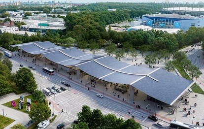 Architekturentwurf Hamburg U5 Arenen Volkspark