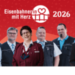 Eisenbahner/innen mit Herz 2026 ausgezeichnet Eisenbahner/innen mit Herz 2026 ausgezeichnet